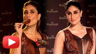 Kareena Kapoor's Sexy Ice Cream Licking Act At Magnum Ice Cream Launch