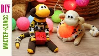 Как сделать Обезьянку своими руками / DIY Monkey of Socks