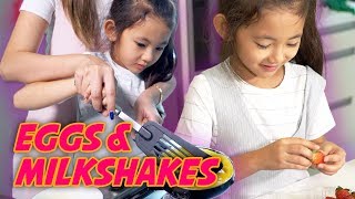 Kid Learns To Make Breakfast