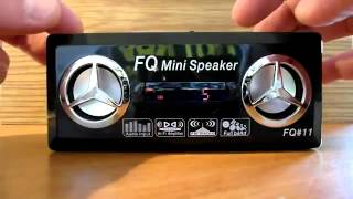 Mini USB аккумуляторная MP3 спикер музыки с FM / S