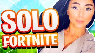 SOLO GIRL CONSOLE FORTNITE PLAYER!!! ROAD TO 100 SOLO WINS