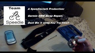Garmin HRM Strap Issue & Repair
