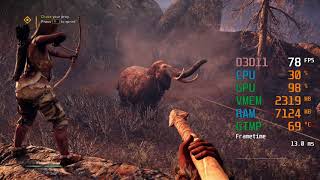 GeForce GTX 1660 -- Intel Core i5-9600K -- Far Cry Primal FPS Test