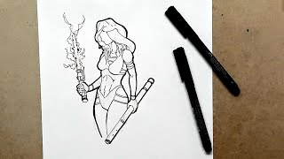 Lets Make a Comic Book together pt.9 Female Abs and Hips
