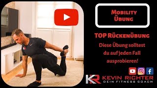 Rückentraining zu Hause ohne Geräte für Anfänger - Mobility/Dehnung Übung für Hüfte & Knie