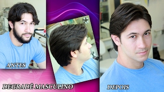Corte Masculino na Tesoura Moises Cabeleireiro