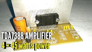 tda7388 amplifier circuit | 4 channel power amplifier