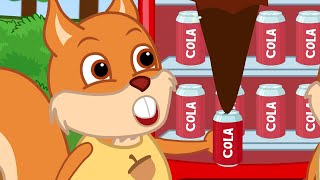 Famille d'Écureuil - Défi Coca-Cola Dessin Animé 2020 en Français