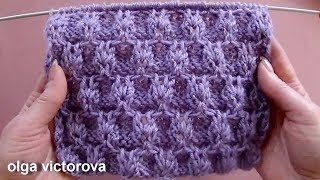 Объемный узор 449 Узоры спицами
