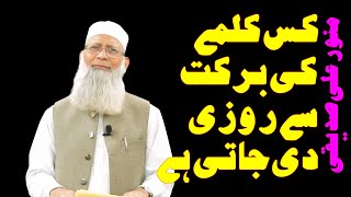 کس کلمے کی برکت سے روزی دی جاتی ہے ۔۔۔جنت میں دائیں بائیں کیا لکھا ہے! : منورعلی صدیقی