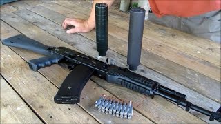 Как из Сайги 5.45 сделать мелкашку?! Патрон УС за 3 рубля!!!