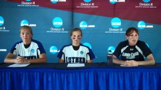 Game 5: Post-game Press Conference - NCAA Division III Softball Championship