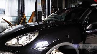 Porsche Cayenne Techart Magnum установка тюнинг комплекта