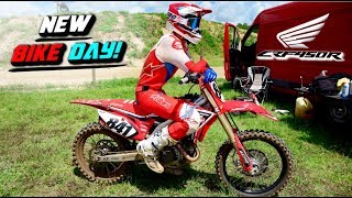 IT'S FINALLY TIME! Riding my 2020 Honda CRF450R Project Bike