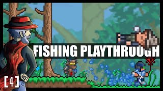 Terraria 1.3 Let's Play - Fishing Class Playthrough! Big Pond, Small Fish [4] PC Gameplay