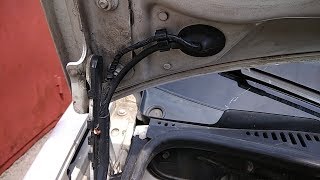 Ремонт трубки омывателя своими руками VW Caddy