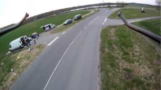 Hughes 500E auf T-Rex 500 Basis - GoPro am Rumpf befestigt