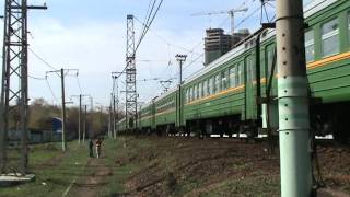 Электропоезд ЭР2Т-7148 станция Фили
