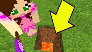 Minecraft: *NEVER* DIG STRAIGHT DOWN In Minecraft!!! - Custom Map