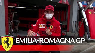 Charles’ lid for the Emilia-Romagna GP
