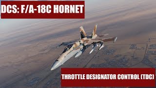DCS: F/A-18C Hornet - Throttle Designator Controller (TDC)