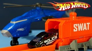 Hot Wheels SWAT Copter. Игрушки - Машинки и Вертолёт. Мультик Хот Вилс. Обзор на русском