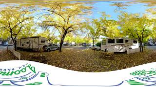 Loomis RV Park in Loomis California full 360 Virtual Video Tour of the Park - 4K