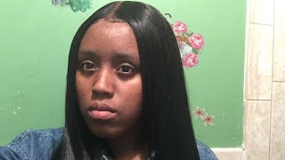 Quick Weave with a closure (BEAUTY SUPPLY CLOSURE ) #closure #quickeweave #beautysupply #slay