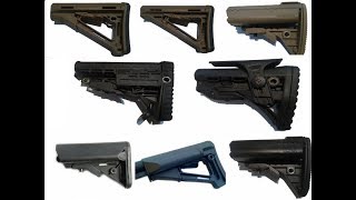 Страйкбольные  реплики прикладов:LMT,Magpul CTR ,MOE Desert,STR, VLTOR,CAA CBS,FAB DEFENSE GL-SHOCK