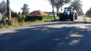 Wasser fahren mit New Holland T 7550 + Kotte Garant 19 m³