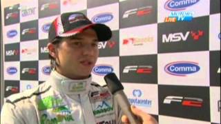 Mihai Marinescu overtakes Christopher Zanella. Interview and podium after the race