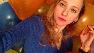 Влог: днюша, тортики, целая комната воздушых шаров, песни на японском и звери-бандиты