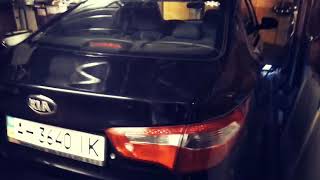 Снимаем задний бампер Kia Rio 2013