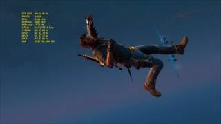 i5 6600k @ 4.2+GTX 1060 6G ddr4 4x2 Test Just Cause 3 1080*very high