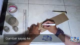 TUTORIAL MEMBUAT HIASAN BURUNG HANTU DARI KARDUS BEKAS