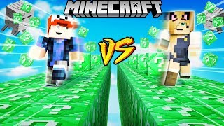 SZALONY WYŚCIG! - EMERALDOWE LUCKY BLOCKI MINECRAFT (Emerald Lucky Block Race) | Vito vs Bella