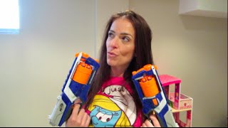 EPIC FAMILY NERF BATTLE