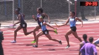 2016 TF - CIF-ss Prelims (Div 1) - Girls' 4x100 Relays (5 Heats)