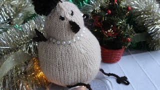 Вязание спицами: мягкая игрушка Курочка!