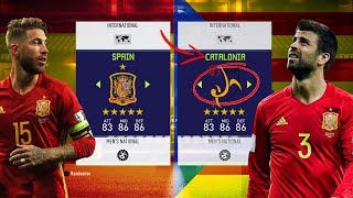 WHAT IF CATALONIA AND SPAIN SPLIT? - FIFA 18 EXPERIMENT
