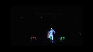 Yaser Qader ياسر قادر -  Popping Showcase - Glow In The Dark  Arabs Got Talent - S2
