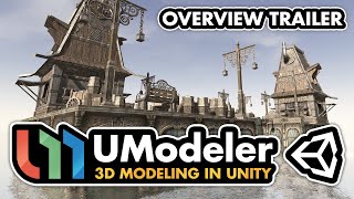 UModeler Release Trailer - Unity 3D Modeling Plugin