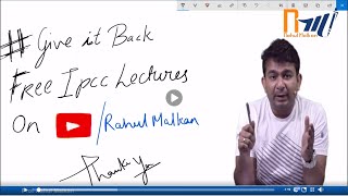 CA Ipcc Advance Accounts - Redemption of Debenture Part 2 - Prof. Rahul Malkan