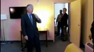 Chancellor Marty Meehan tour of UMass Lowell Inn & Conference Center (June 2010)
