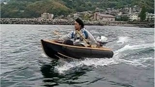 ノーティレイNRX190折りたたみ式ボート+ホンダ2馬力走行テスト Nautiraid Folding Boats + HONDA 2hp Engine