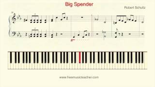 How To Play Piano: Robert Schultz "Big Spender" Piano Tutorial by Ramin Yousefi