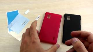 Обзор: Модный Чехол-Накладка для LG Optimus G E975 "Nillkin". ОБЗОР!