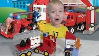Пожарная машина Лего Дупло.Fire engine LEGO DUPLO