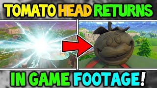 *NEW* FORTNITE TOMATO HEAD RETURNS - GAMEPLAY (Tomato Town Head TURNED TO STONE!) Season 5 Story END