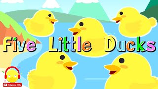 เพลงเป็ดอาบน้ำ Five Little Ducks Song ♫ เพลงเด็กภาษาอังกฤษ indysong kids